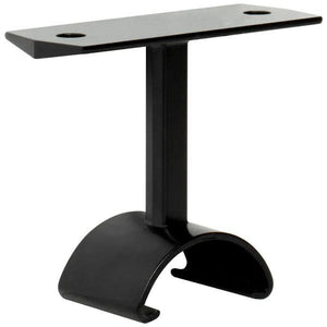 Black Lighted Closet Rod Top-Mounted Support 1