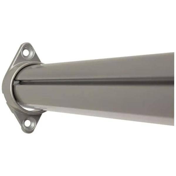 30" Satin Nickel 3000K Frosted LED Lighted Closet Rod 4