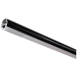 60" Black 3000K Frosted LED Lighted Closet Rod 1