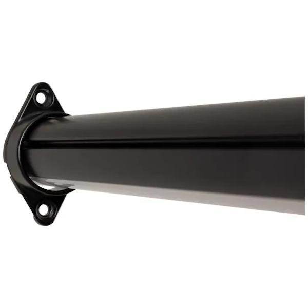 24" Black 3000K Frosted LED Lighted Closet Rod 4