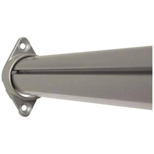 84" Satin Nickel 4000K Frosted LED Lighted Closet Rod 4