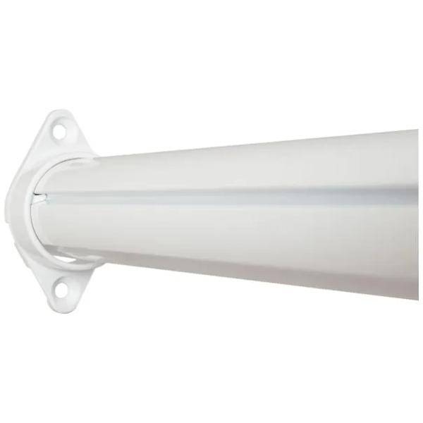 18" White 4000K Frosted LED Lighted Closet Rod 4