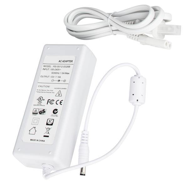 65' 12 volt 4000K Cool White Wireless Controller Dimmable Tape Light Kit 5