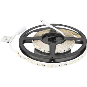 16' 12 volt Cool White Waterproof Coated Tape Light 1