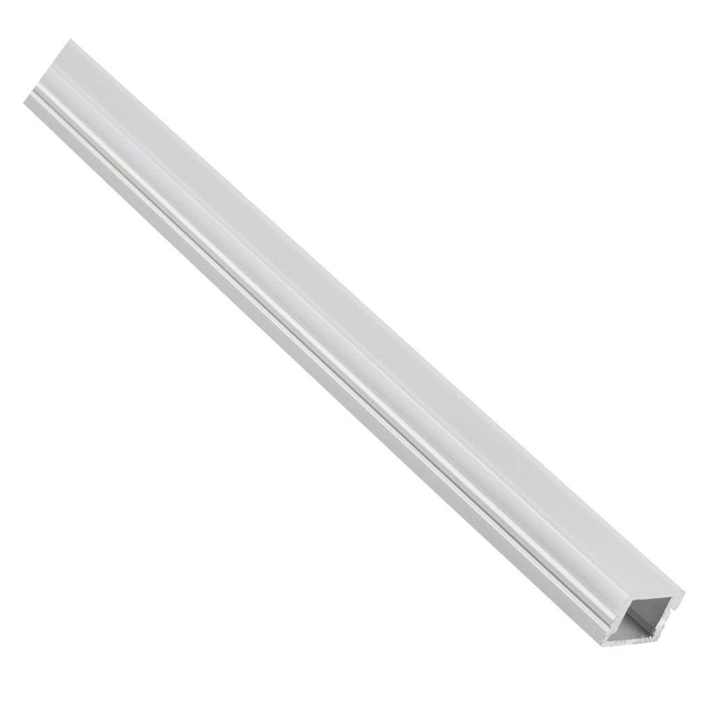 48" Flat Profile Frosted Aluminum Housing 1