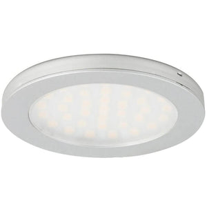 3 watt 12 volt 5000K Satin Nickel Ultra Thin Series Dimmable Puck Light 1