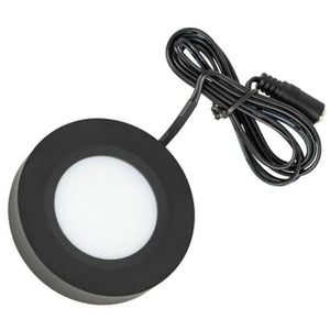 3 watt 12 volt 5000K Black Pearl Series Dimmable Puck Light 1