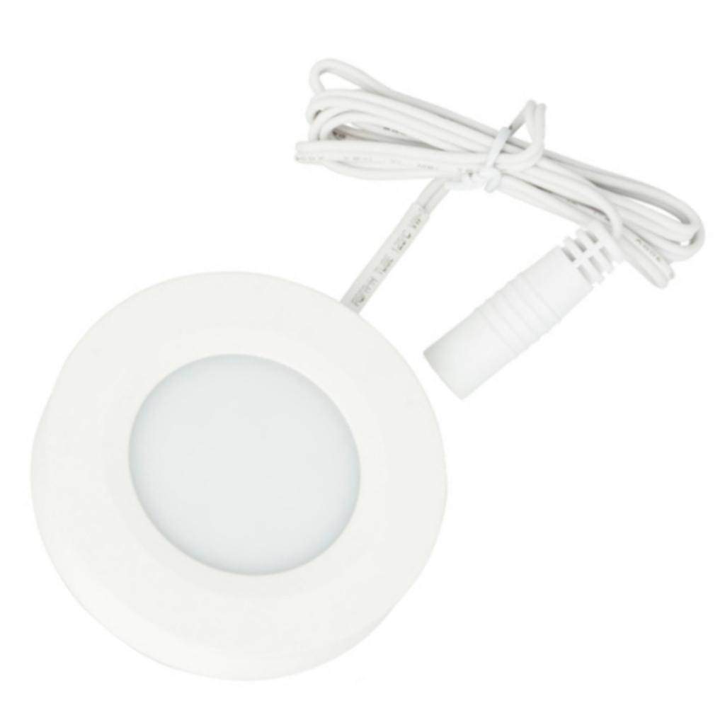 3 watt 12 volt 5000K White Pearl Series Dimmable Puck Light 1