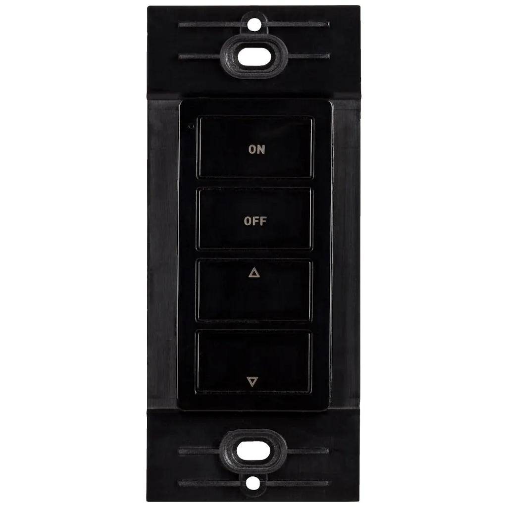 Wireless 1 Zone Black Task Lighting Remote Control 1