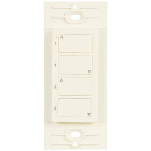 Wireless Almond 2 Zone Duo Controller Dimmer Switch 1