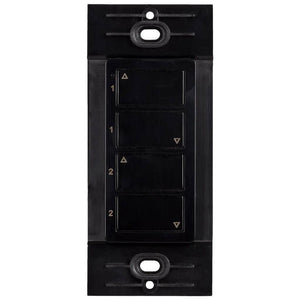 Wireless Black 2 Zone Duo Controller Dimmer Switch 1