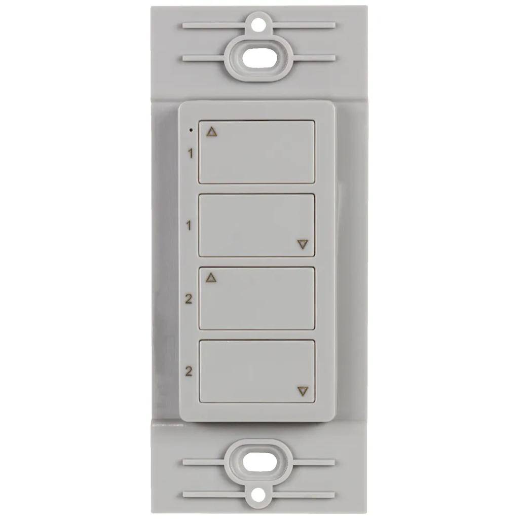 Wireless Grey 2 Zone Duo Controller Dimmer Switch 1