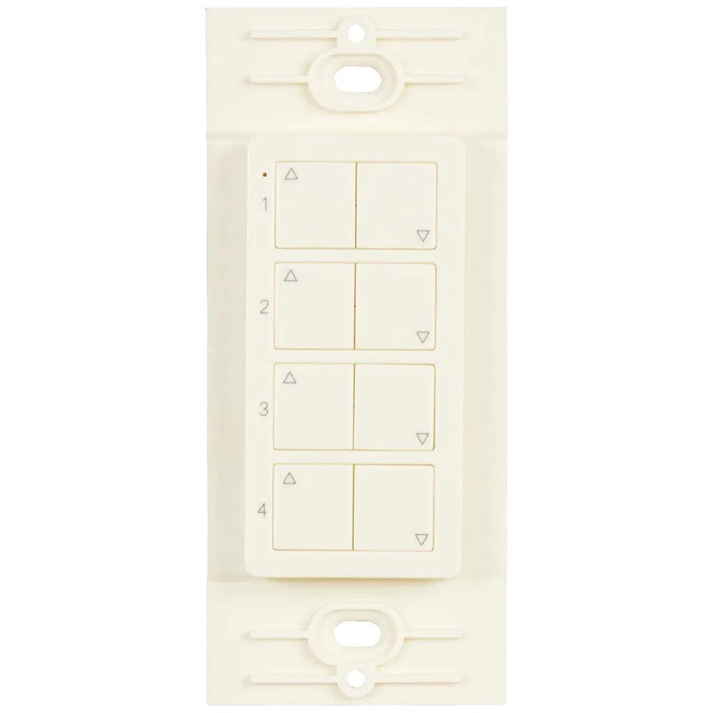 Wireless 4 Zone Almond Task Lighting Remote Control 1