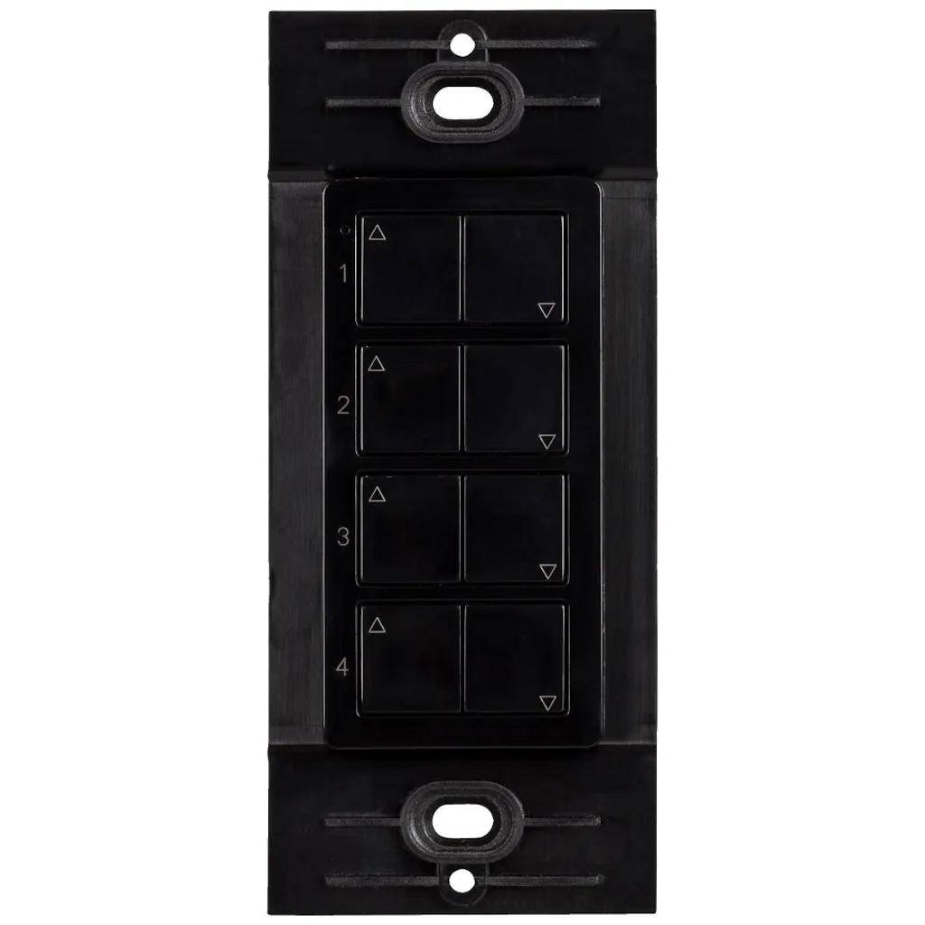 Wireless 4 Zone Black Task Lighting Remote Control 1