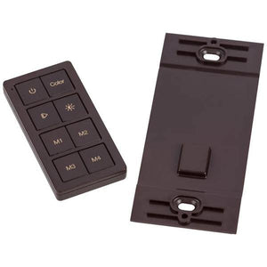 Multi-Color RGB Radio Frequency Brown Task Lighting Remote Control 2