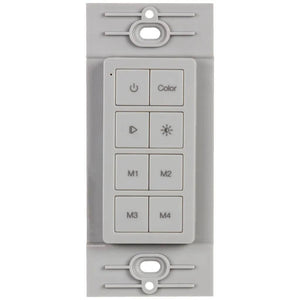 Multi-Color RGB Radio Frequency Grey Task Lighting Remote Control 1