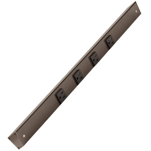 24" 15 amp 120 volt Bronze Under Cabinet Power Strip 1
