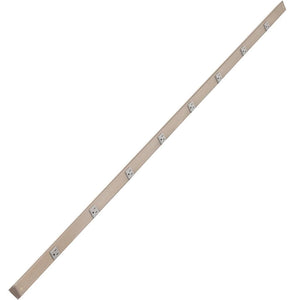 72" 15 amp 120 volt Satin Nickel Under Cabinet Power Strip 1