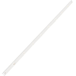 72" 15 amp 120 volt White Under Cabinet Power Strip 1