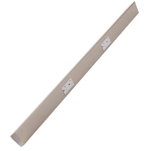 36" 20 amp 120 volt Satin Nickel 2 Duplex Receptacle Under Cabinet Power Strip 1