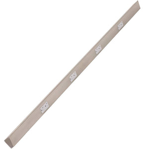 60" 20 amp 120 volt Satin Nickel 4 Duplex Receptacle Under Cabinet Power Strip 1