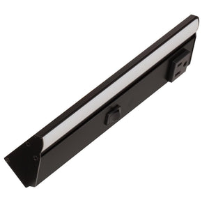 10.5" 2 watt 120 volt Daylight Black LED Lighted Power Strip 1