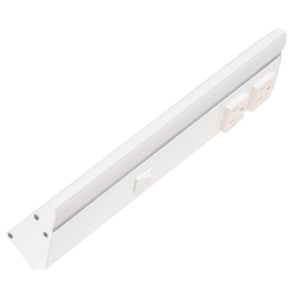 12.5" 4 watt 120 volt Natural White White LED Lighted Power Strip 1