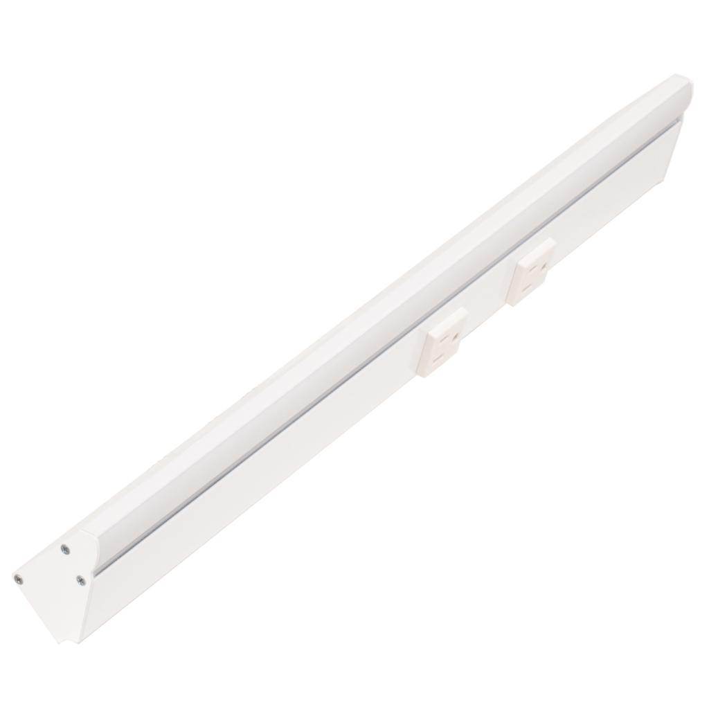 18.5" 9 watt 120 volt Natural White White Remote Power Series LED Lighted Power Strip 1