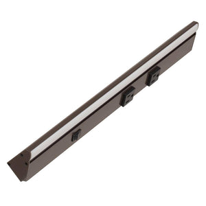 18.5" 6 watt 120 volt Natural White Bronze LED Lighted Power Strip 1