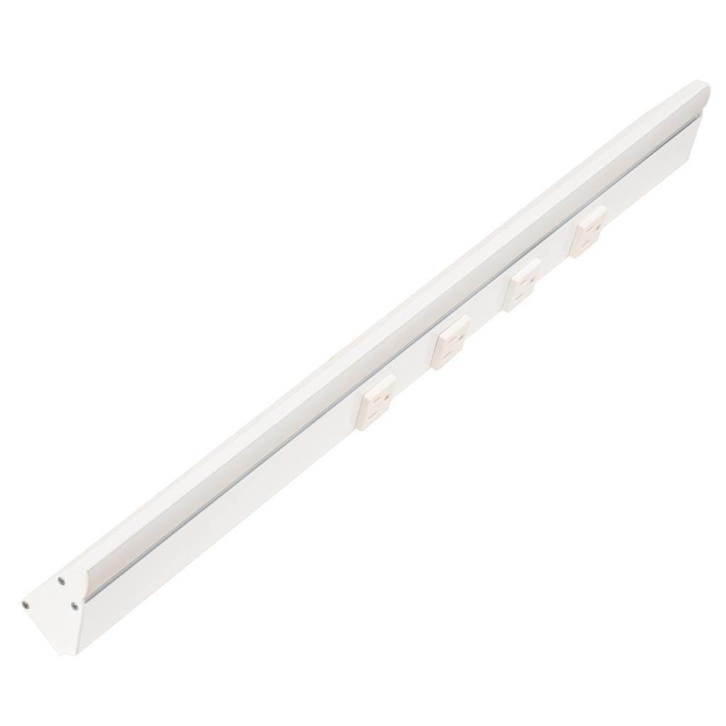 24.5" 12 watt 120 volt Cool White White Remote Power Series LED Lighted Power Strip 1