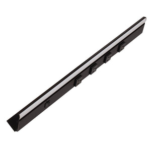 24.5" 8 watt 120 volt Daylight Black LED Lighted Power Strip 1