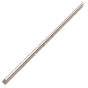 60.5" 30 watt 120 volt Natural White Satin Nickel Remote Power Series LED Lighted Power Strip 1
