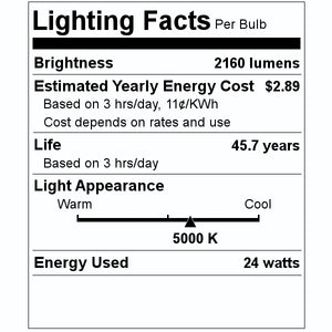 48.75" 24 watt 12 volt Daylight Aluminum S Series LED Angled Strip Light 2