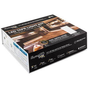 16' 12 volt 3000K Natural White Dimmable Tape Light Kit 4