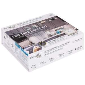 16' 12 volt Cool White Dimmer Switch Plug-in Tape Light Kit (5 Pack) 6