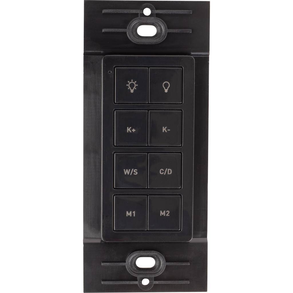 Tunable Radio Frequency Black Task Lighting Remote Control 1