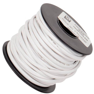 50' White 20 Gauge Stranded Connection Wire 1