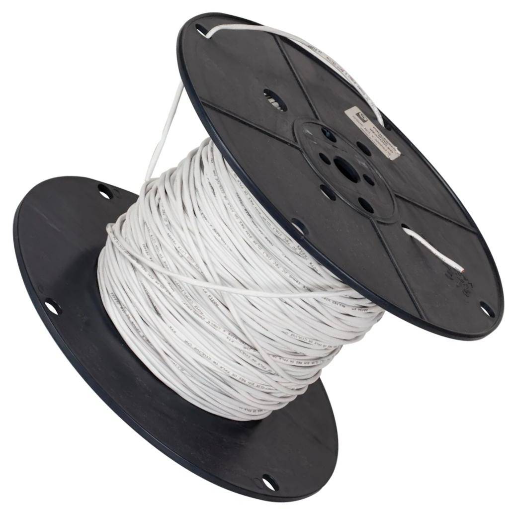 500' White 20 Gauge Stranded Connection Wire 1