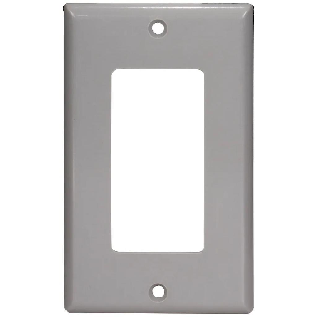1-Gang Grey Decora Style Wallplate 1
