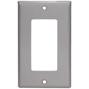 1-Gang Grey Decora Style Wallplate 1