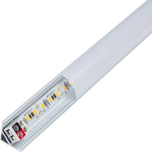 26.9" 7 watt 12 volt 3000K Natural White Angled LED Under Cabinet Fixture 3