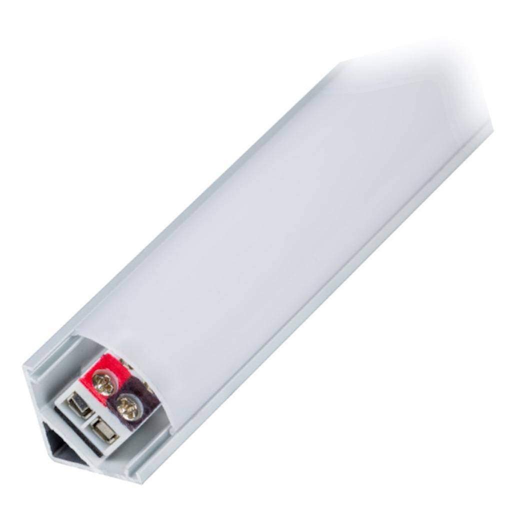 38" 10 watt 24 volt 3000K Natural White Angled LED Under Cabinet Fixture 1