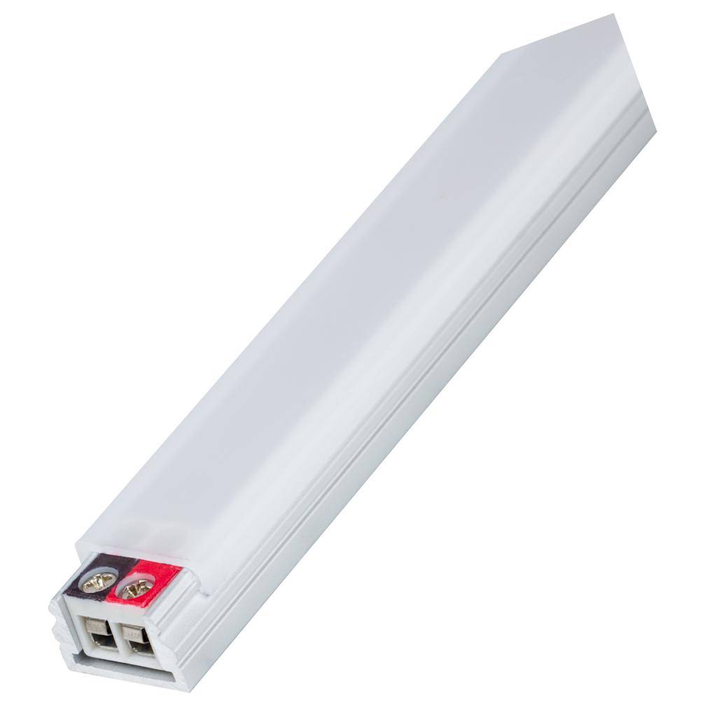 12.6" 3 watt 24 volt 3000K Natural White Flat Radiance Series LED Under Cabinet Fixture 1