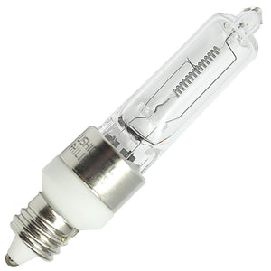 75 watt 120 volt T4 Miniature Candelabra Screw Base 2800K Warm White 1