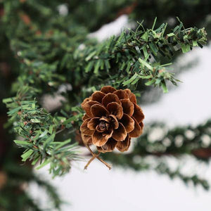 2.5' Artificial Carmel Pine with Pine Cones 2