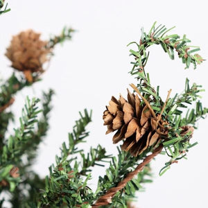 2.5' Artificial Carmel Pine with Pine Cones 3