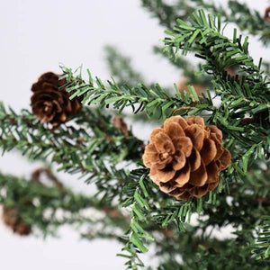 2.5' Artificial Carmel Pine with Pine Cones 4