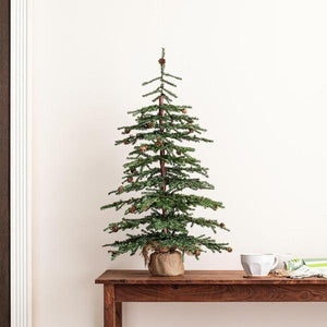 2.5' Artificial Carmel Pine with Pine Cones 5