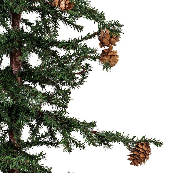 36" Artificial Carmel Pine with Pine Cones 2