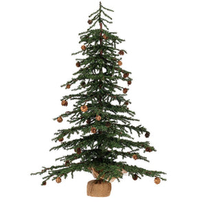 36" Artificial Carmel Pine with Pine Cones 1